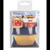Best SCRAPCOOKING 24 Caissettes Cupcakes + 24 Cake Toppers Casse Noisette