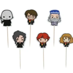 Outlet PME 12 Caissettes Cupcakes + 12 Cake Toppers Harry Potter