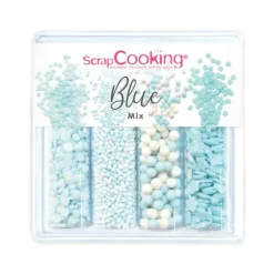 Outlet SCRAPCOOKING 4 Décors en Sucre Blue Mix 64 g