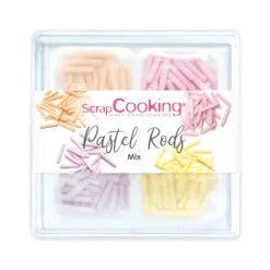 Clearance SCRAPCOOKING 4 Décors en Sucre Pastel Rods 60 g