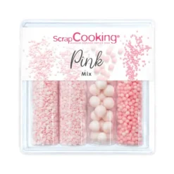 Best SCRAPCOOKING 4 Décors en Sucre Pink Mix 68 g
