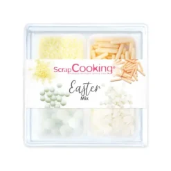 SCRAPCOOKING 4 Décors en Sucre Pâques Mix 59 g