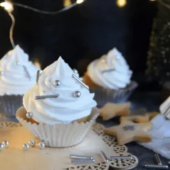 Sale SCRAPCOOKING 4 Décors en Sucre Silver Mix 68 g