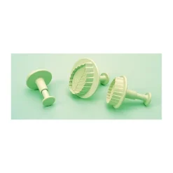 Hot MALLARD FERRIERE 3 Découpoirs Petite Feuille de Rose à Poussoir