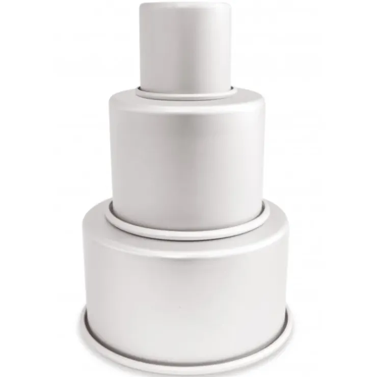 Outlet SCRAPCOOKING 3 Moules Pièce Montée Aluminium