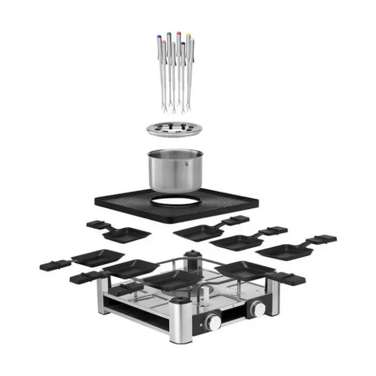 Hot WMF Appareil à Raclette & Fondue Station Gourmet Lumero