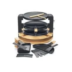 Best KITCHENCHEF Appareil à Raclette Multifonction, Grill & Crêpière