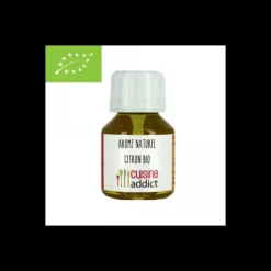 CUISINEADDICT Arôme Alimentaire Bio Citron 58 ml