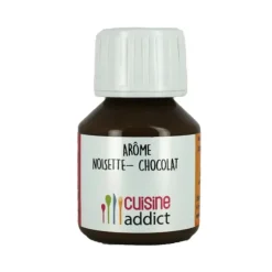 CUISINEADDICT Arôme Alimentaire Chocolat Noisette 58 ml