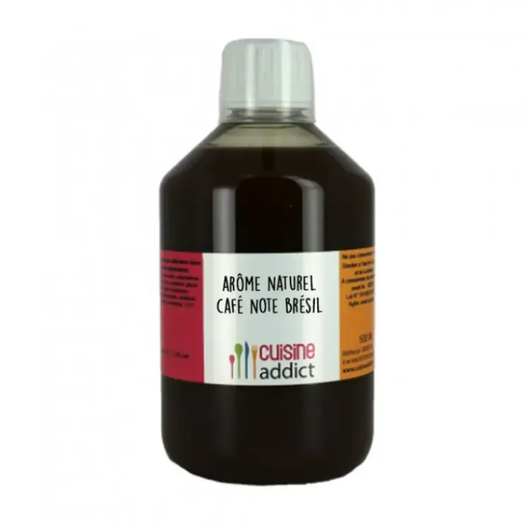 Clearance CUISINEADDICT Arôme alimentaire naturel café note Brésil 500 ml