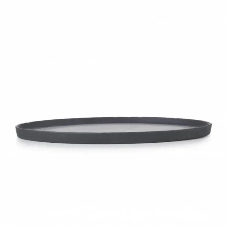 New REVOL Assiette Ovale Ardoise 35 cm Basalt