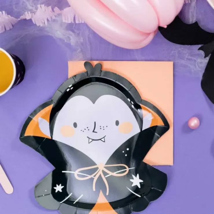 Clearance FUNCAKES Assiettes en Carton Dracula Partydeco (x6)