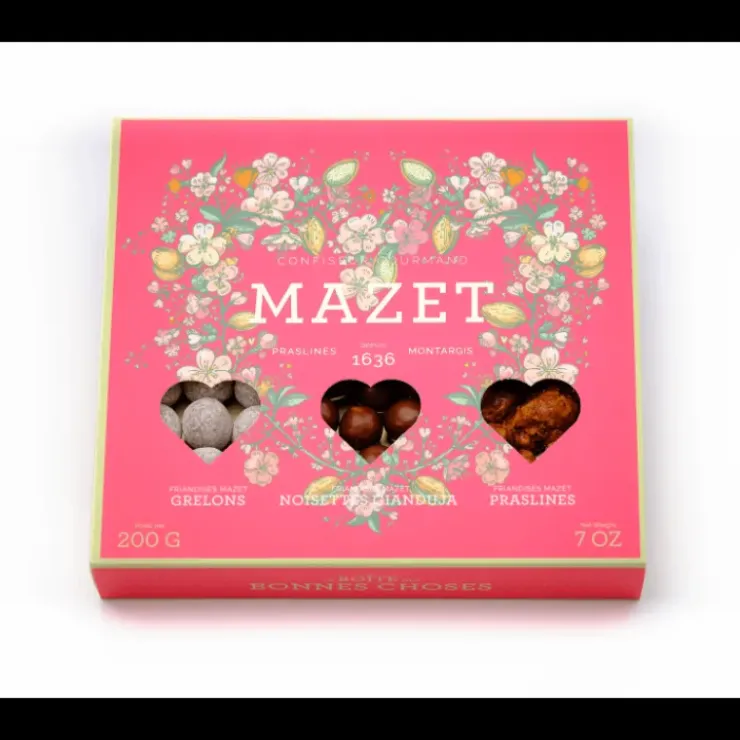 Outlet MAZET Assortiment Friandises Boîte Bonnes Choses Cœur 200 g