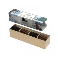 New VALRHONA Assortiment Palets Chocolat Noir Guanaja et Lait Praliné Pécan 80 g