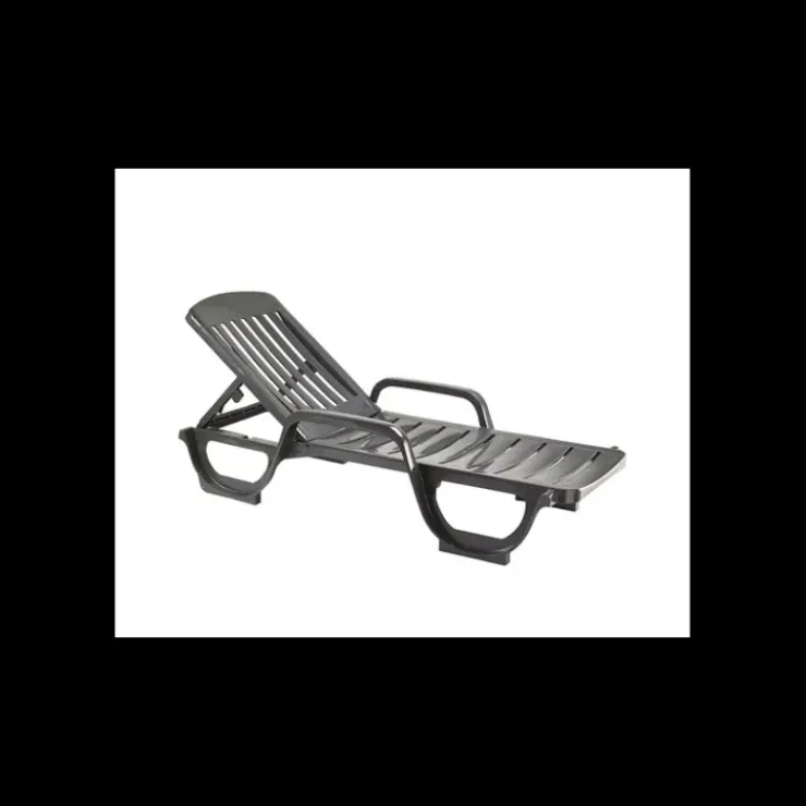 New GROSFILLEX Bain de Soleil en Résine Anthracite Miami