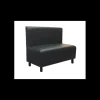 Outlet 2IMAHL Banquette en Simili Cuir Noir Lisbonne