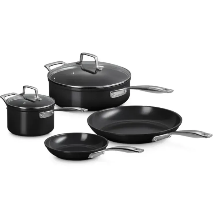 Discount LE CREUSET Batterie de Cuisine 4 Pièces Essentiel Céramique