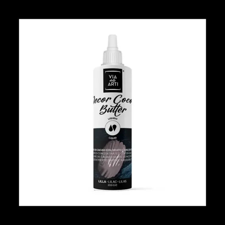 Best CUISINEADDICT Beurre de Cacao Coloré Lilas 200 g Via delle Arti