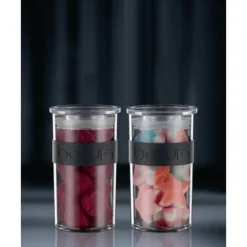 Outlet BODUM Bocal Plastique 250 ml avec Couvercle (x4) PRESSO