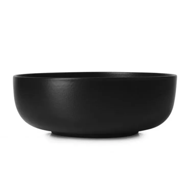 Online REVOL Bol à Salade en Porcelaine Noir 1,5 L Adélie