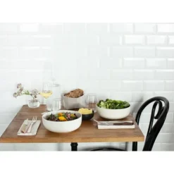 Online REVOL Bol à Salade en Porcelaine Noir 1,5 L Adélie