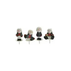 Clearance MALLARD FERRIERE Bonhomme de Neige Doudoune Sujet Résine x50