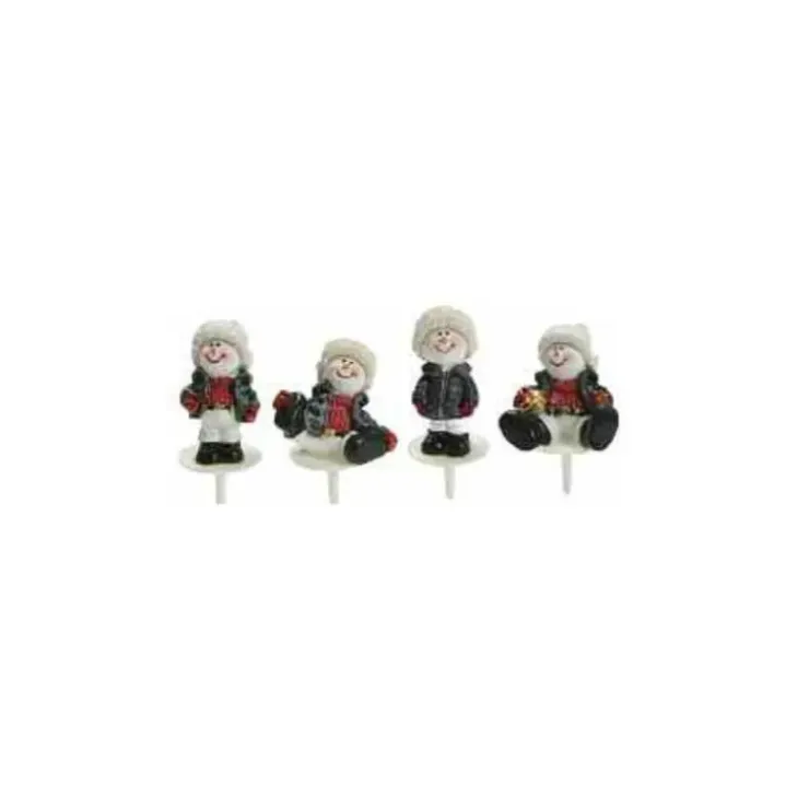 Clearance MALLARD FERRIERE Bonhomme de Neige Doudoune Sujet Résine x50