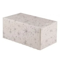 CUISINEADDICT Boîte à Bûche Isotherme 35x11cm Étoiles (x25)