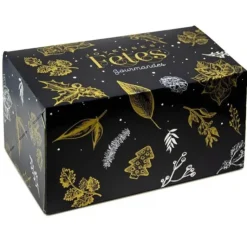 CUISINEADDICT Boîte à Bûche 40x11cm Noël Féerique (x25)