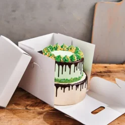 Hot FUNCAKES Boîte à Gâteau Carré 25.5x25.5cm H.25cm (x1)