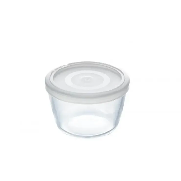 New PYREX Boîte de Conservation en Verre Ronde 15 cm 1,1 L Cook & Store