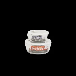 Online PEBBLY Boîte de Conservation en Verre Rond 400 ml