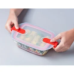 Sale PYREX Boîte de Conservation en Verre Rectangulaire 17 x 10 cm 0,4 L Cook & Heat