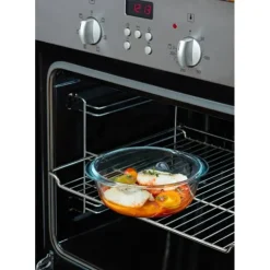 PYREX Boîte de Conservation en Verre Ronde 20 cm 1,1 L Cook & Heat