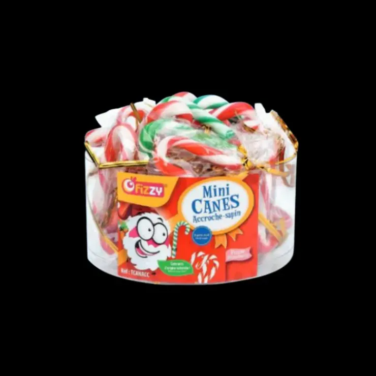 Discount CUISINEADDICT Boîte de Mini Sucre d'Orge Décoration Sapin De Noël Fizzy
