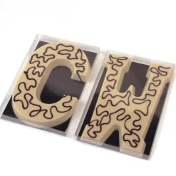 New CHOCOLATE WORLD Boîte Emballage Chocolat avec Fond Noir 17,6 x 11,7 cm (x100)