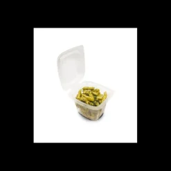 New CUISINEADDICT Boîte Plastique avec Couvercle 750 ml 14,2 x 12,3 cm x H 10,5 cm (x50) Ondipack