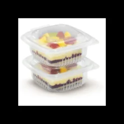 Discount CUISINEADDICT Boîte Plastique avec Couvercle 500 ml 14,2 x 12,3 cm x H 8,8 cm (x50) Ondipack