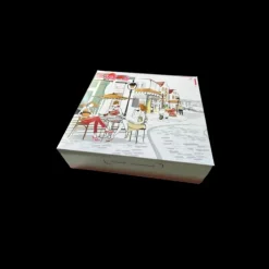 Discount CUISINEADDICT Boîte pâtissière Balade Gourmande - 16 x H 5 cm - (x50)