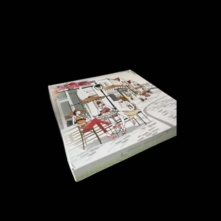 Best CUISINEADDICT Boîte pâtissière Balade Gourmande - 29 x H 5 cm - (x50)