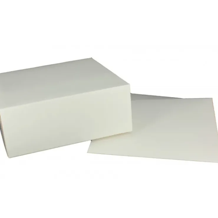 CUISINEADDICT Boîte pâtissière blanche - 20 x H 5 cm - (x50)