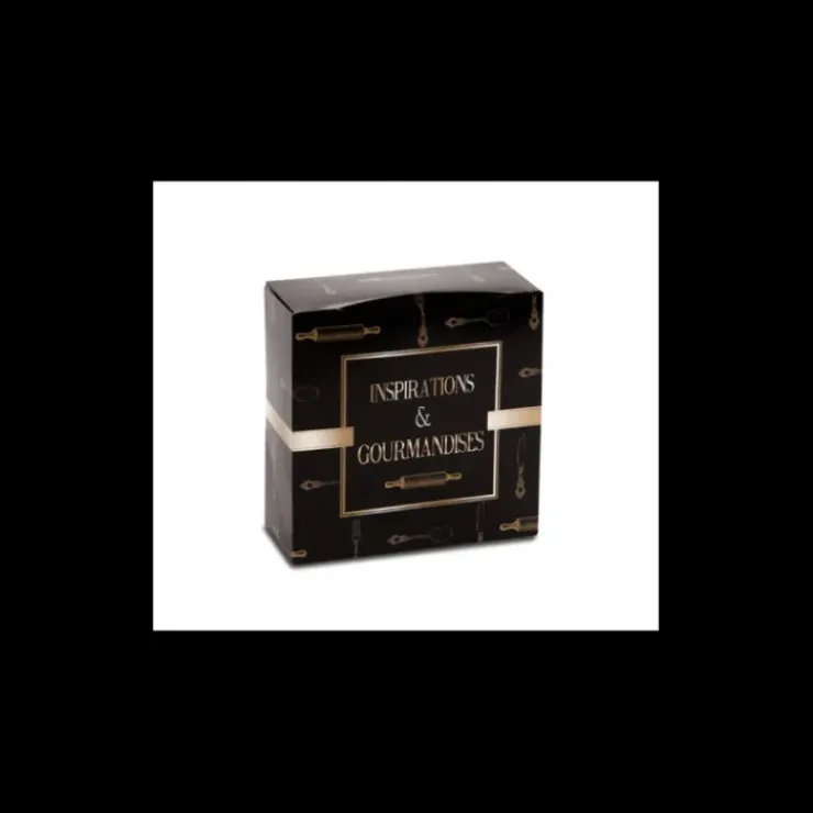 Hot CUISINEADDICT Boîte pâtissière Inspirations et Gourmandises - 18 x H 8 cm - (x50)