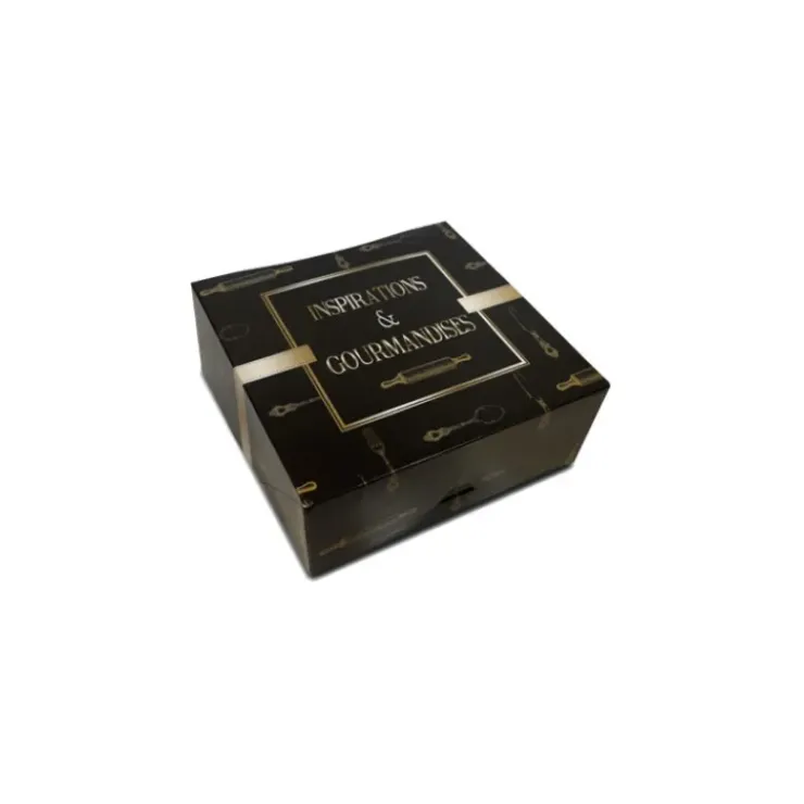 Outlet CUISINEADDICT Boîte pâtissière Inspirations et Gourmandises - 29 x H 5 cm - (x50)