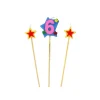 Best GATODECO Bougie Chiffre 6 avec 2 bougies étoiles Gatodéco