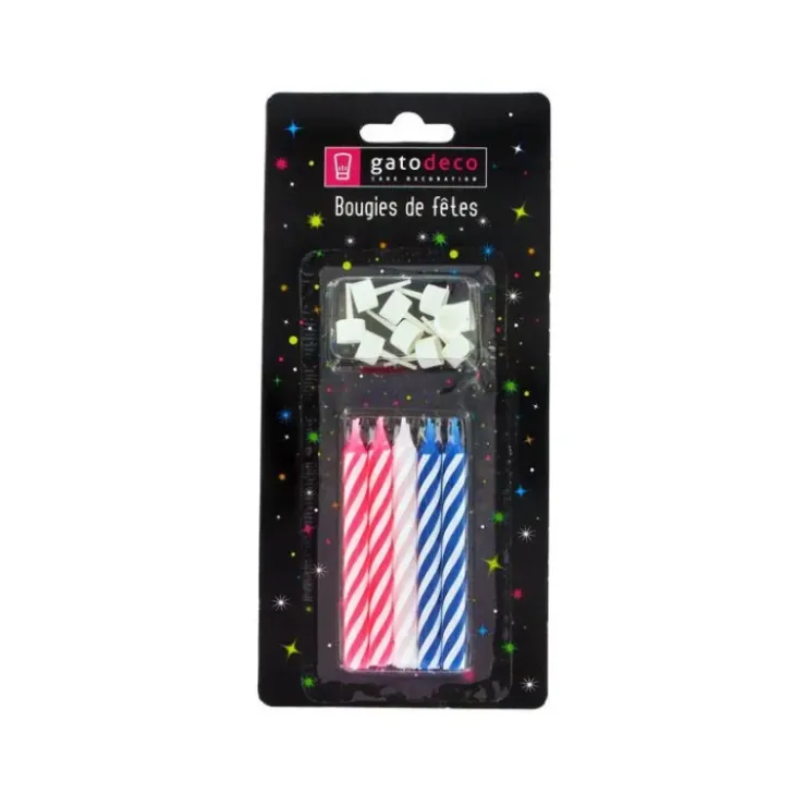 GATODECO Bougies Assorties (x6) Gatodéco