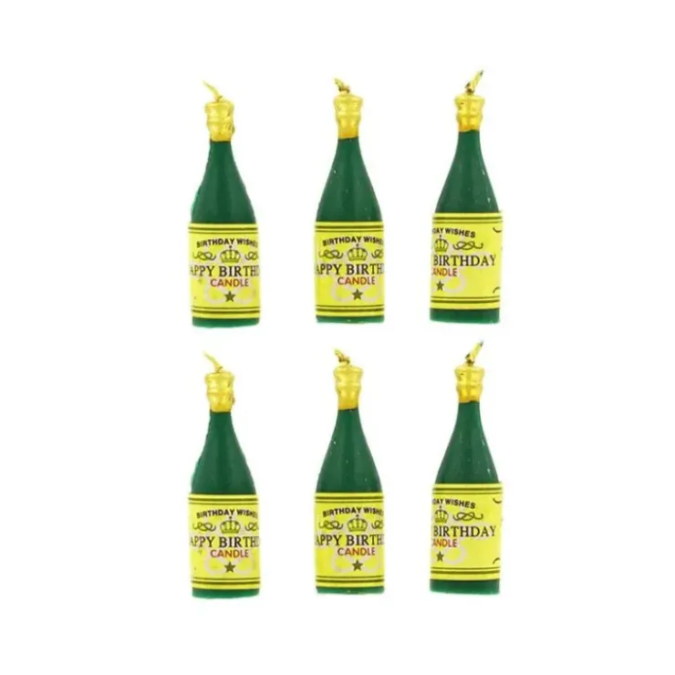 Outlet GATODECO Bougies Bouteilles de Champagne (x6) Gatodéco