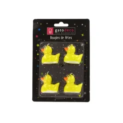 New GATODECO Bougies Petits Canards (x4) Gatodéco