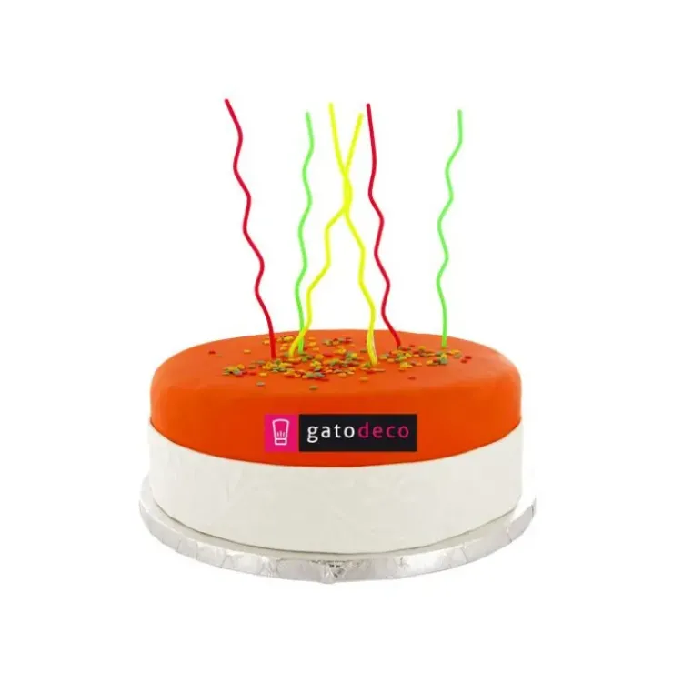 Discount GATODECO Bougies Zig-Zag Multicolores (x6) Gatodéco