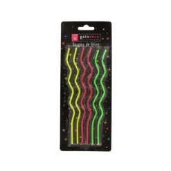 Discount GATODECO Bougies Zig-Zag Multicolores (x6) Gatodéco