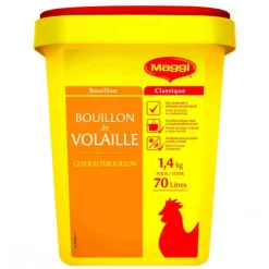 Hot CUISINEADDICT Bouillon de volaille 70L 1400g